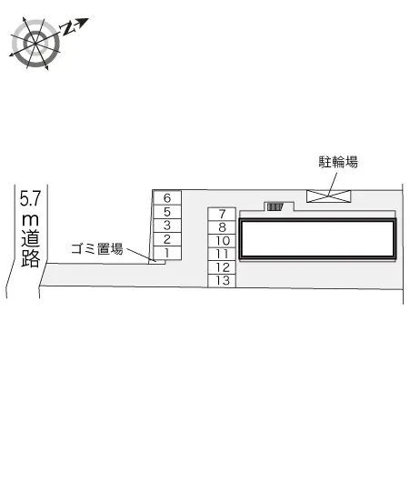 ★手数料０円★高砂市米田町塩市 月極駐車場